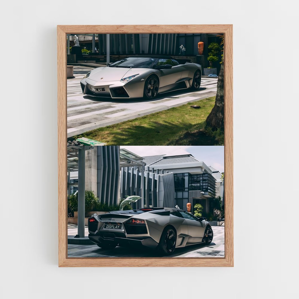 Poster Reventon roadster – affiche Lamborghini (vue 4)